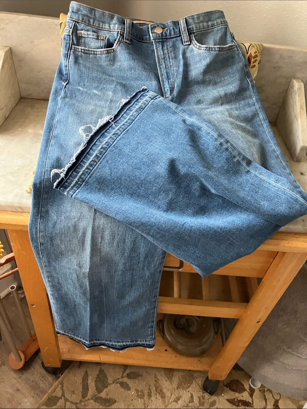 Joe's Jeans Women’s Medium Blue Relaxed Fit Denim Wide Leg Sexy Fabulous!  29!